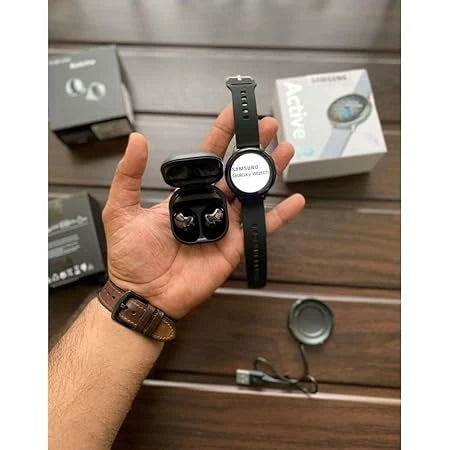 Active 2 Smart Watch & Buds 2 Pro Combo Offer I Bluetooth Connectivity I Combo Offer I Smart Watch with All Features I Stylish in Ear Buds