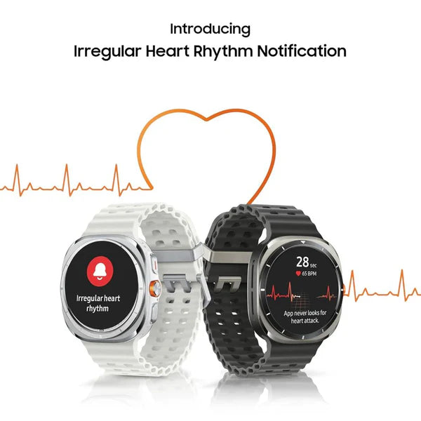 Galaxy Watch Ultra – Up to 100-Hour Battery, Powerful 3nm Processor, Dual GPS, Quick Button & Siren, Sapphire Glass with Titanium Build, 10ATM & IP68 Water Resistance, BP & ECG Monitoring, Energy Score & Body Age Tracking - FREE AIRPODS Available
