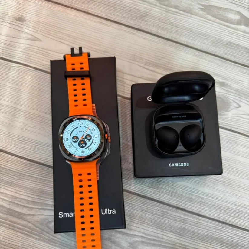 Active 2 Smart Watch & Buds 2 Pro Combo Offer I Bluetooth Connectivity I Combo Offer I Smart Watch with All Features I Stylish in Ear Buds
