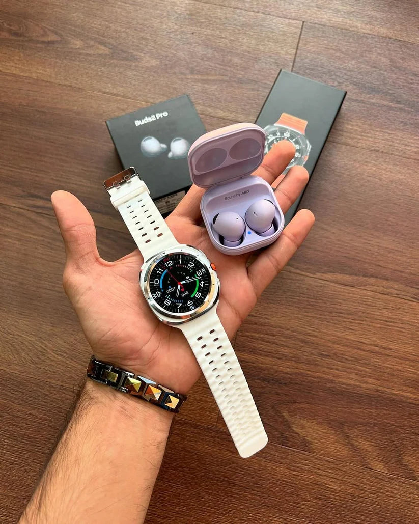 Active 2 Smart Watch & Buds 2 Pro Combo Offer I Bluetooth Connectivity I Combo Offer I Smart Watch with All Features I Stylish in Ear Buds