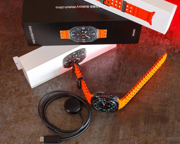 Galaxy Watch Ultra – Up to 100-Hour Battery, Powerful 3nm Processor, Dual GPS, Quick Button & Siren, Sapphire Glass with Titanium Build, 10ATM & IP68 Water Resistance, BP & ECG Monitoring, Energy Score & Body Age Tracking - FREE AIRPODS Available